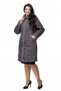 Женское пальто из текстиля с капюшоном 8010436-2