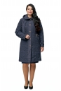 Женское пальто из текстиля с капюшоном 8010437