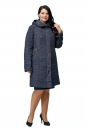Женское пальто из текстиля с капюшоном 8010437-2