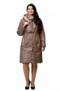 Женское пальто из текстиля с капюшоном 8010466