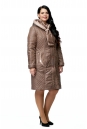 Женское пальто из текстиля с капюшоном 8010466-2