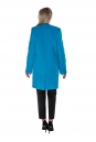 Женское пальто из текстиля с воротником 8011294-3