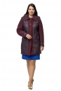 Женское пальто из текстиля с капюшоном 8011896-2