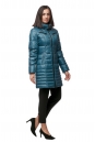 Женское пальто из текстиля с капюшоном 8012368-2