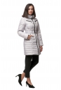 Женское пальто из текстиля с капюшоном 8012371-2