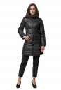 Женское пальто из текстиля с капюшоном 8012376