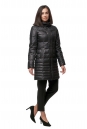 Женское пальто из текстиля с капюшоном 8012376-2