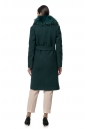Женское пальто из текстиля с воротником, отделка енот 8016405-3