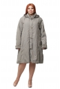 Женское пальто из текстиля с капюшоном 8016788-2