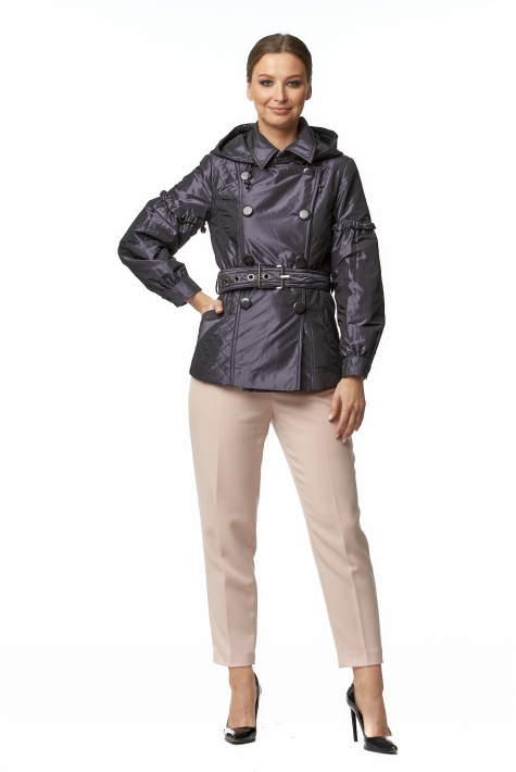 Куртка женская из текстиля с капюшоном 8017217