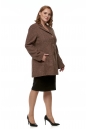 Женское пальто из текстиля с воротником 8017811-2