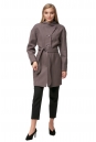 Женское пальто из текстиля с воротником 8017941-2