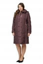 Женское пальто из текстиля с капюшоном 8020452