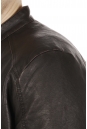 Мужская кожаная куртка из эко-кожи с воротником 8021863-13