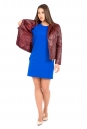 Женская кожаная куртка из эко-кожи с воротником 8022079-7