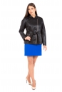 Женская кожаная куртка из эко-кожи с воротником 8022087-4