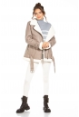Женская кожаная куртка из эко-кожи с воротником, отделка искусственный мех 8022579-12