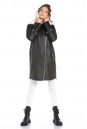 Женская кожаная куртка из эко-кожи с воротником, отделка искусственный мех 8022591-2