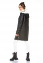 Женская кожаная куртка из эко-кожи с воротником, отделка искусственный мех 8022591-6