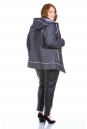 Пуховик женский из текстиля с капюшоном 8022620-3
