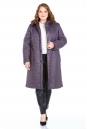Женское пальто из текстиля с капюшоном 8022629
