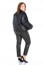 Женская кожаная куртка из натуральной кожи с воротником 8022643-5