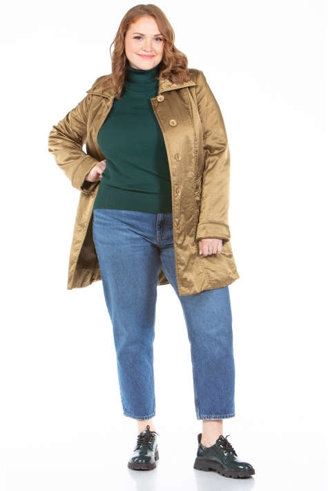 Куртка женская из текстиля с воротником 8022910
