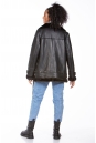 Женская кожаная куртка из эко-кожи с воротником, отделка искусственный мех 8023159-8