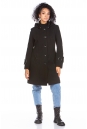 Женское пальто из текстиля с капюшоном 8023187