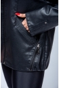 Женская кожаная куртка из эко-кожи с капюшоном 8023320-10