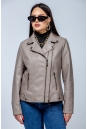 Женская кожаная куртка из эко-кожи с воротником 8023321-3