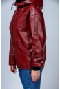 Женская кожаная куртка из эко-кожи с капюшоном 8023323-8