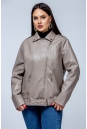 Женская кожаная куртка из эко-кожи с воротником 8023328-11