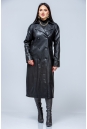 Женское кожаное пальто из эко-кожи с воротником 8023361-22