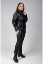 Женская кожаная куртка из натуральной кожи с воротником 8023424-5